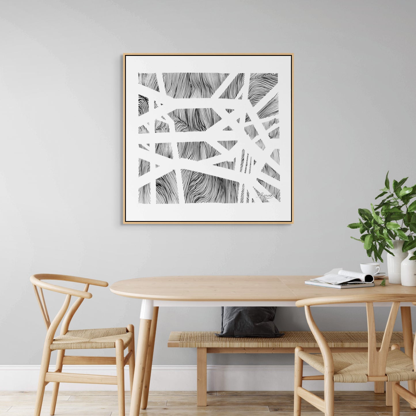 Canvas Print: Invisible Plexus