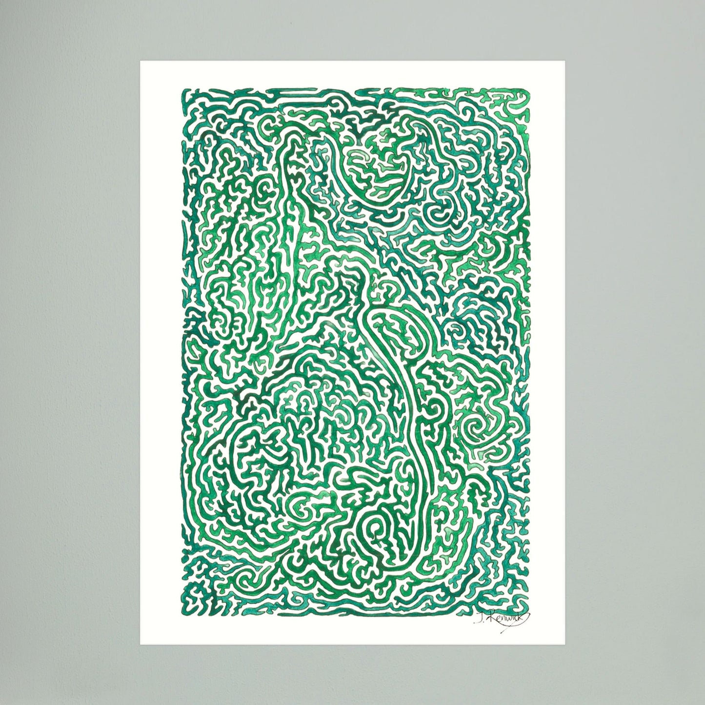 Journey of Imperfections - green moss