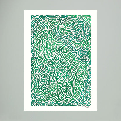 Journey of Imperfections - green moss