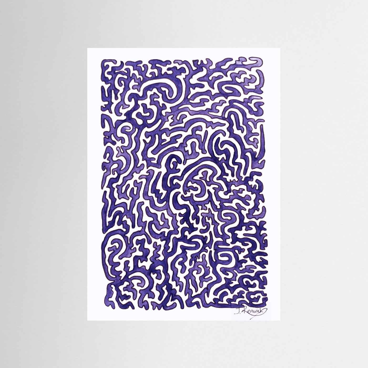 Journey of Imperfections, violet - no. 933 