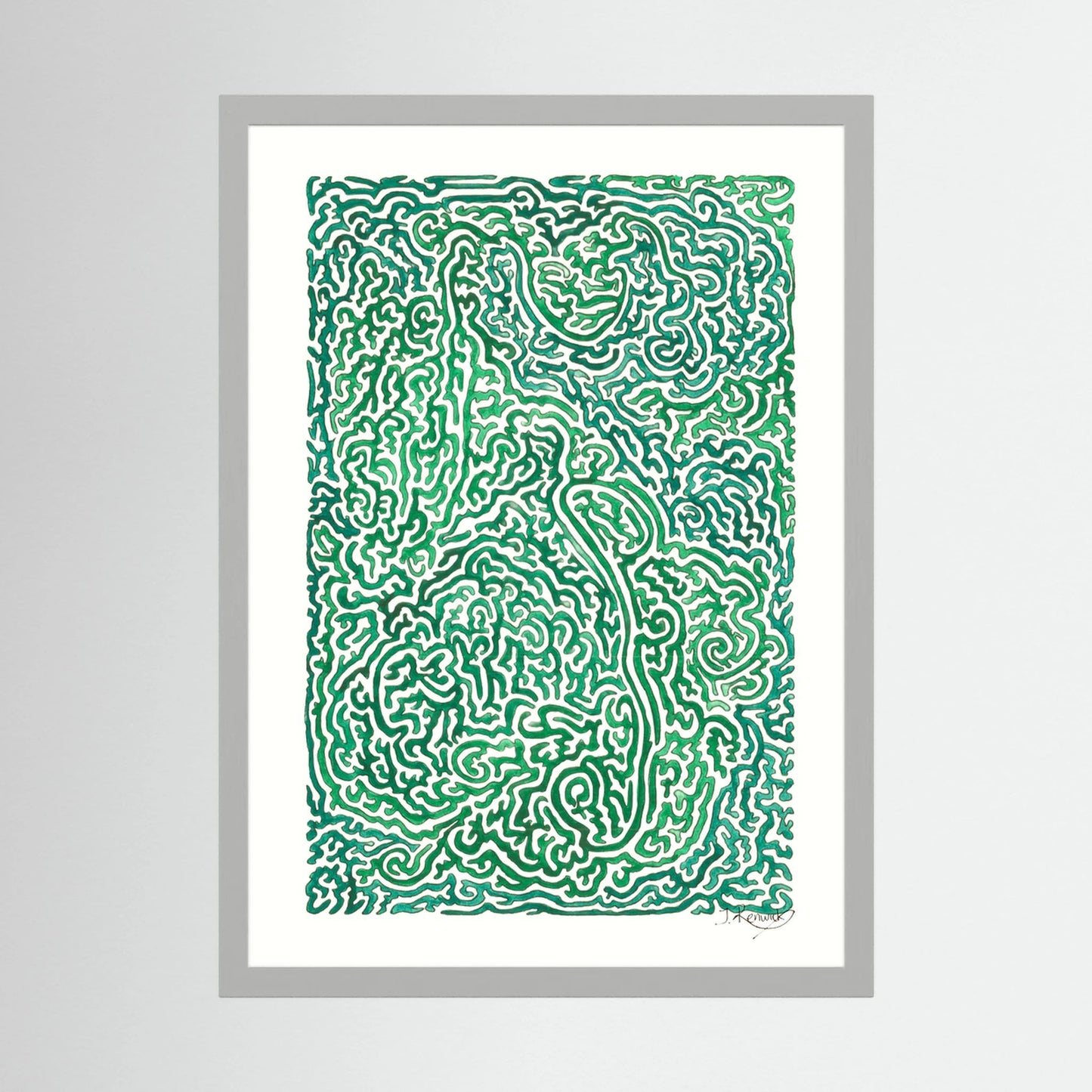Journey of Imperfections - green moss