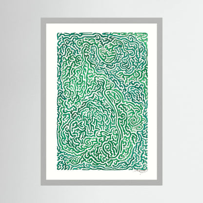Journey of Imperfections - green moss