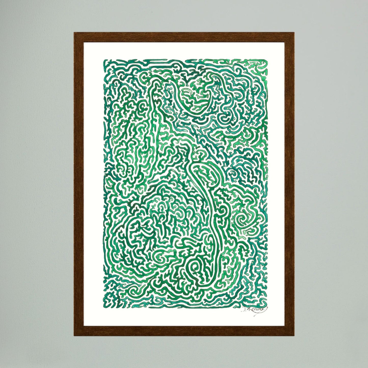 Journey of Imperfections - green moss