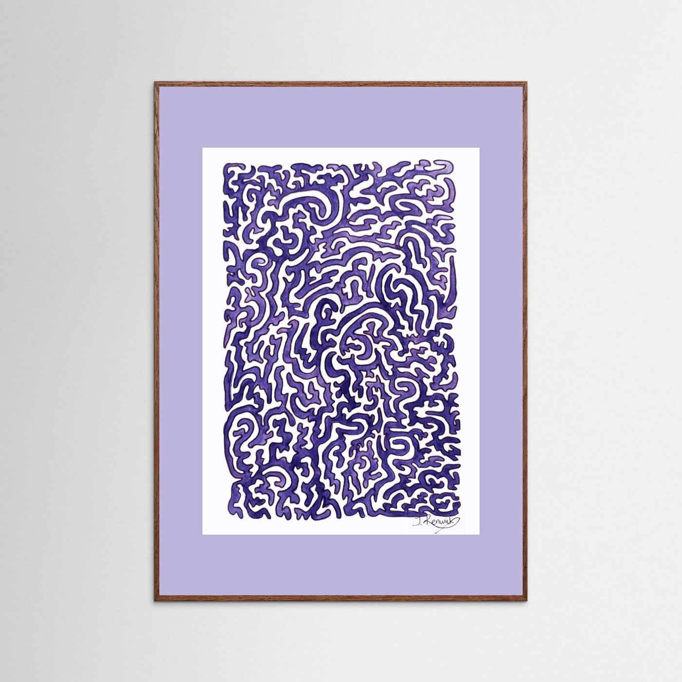 Journey of Imperfections, violet - no. 933 