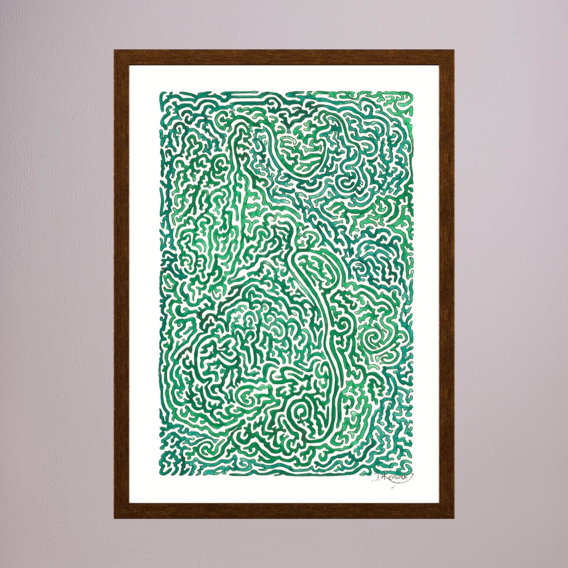 Journey of Imperfections - green moss
