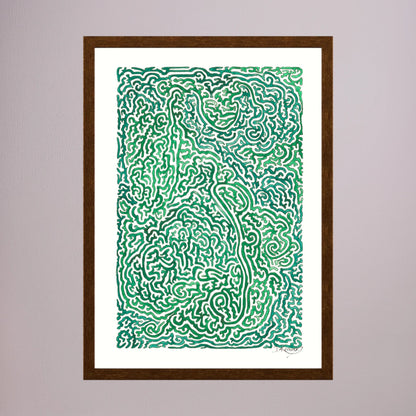 Journey of Imperfections - green moss