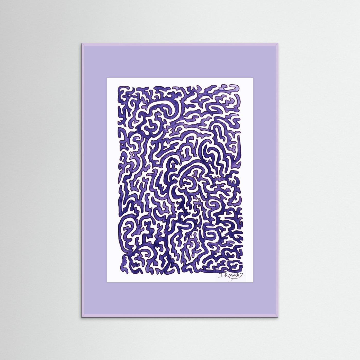 Journey of Imperfections, violet - no. 933 
