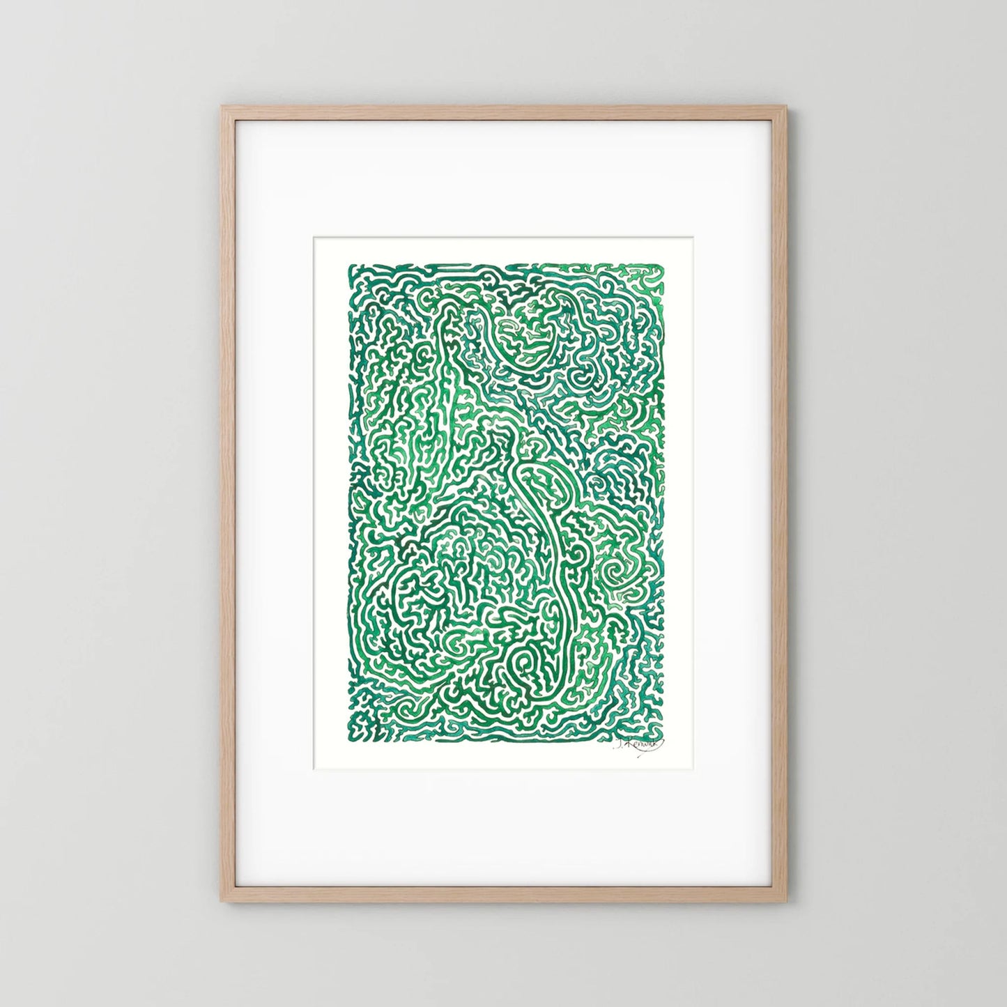 Journey of Imperfections - green moss