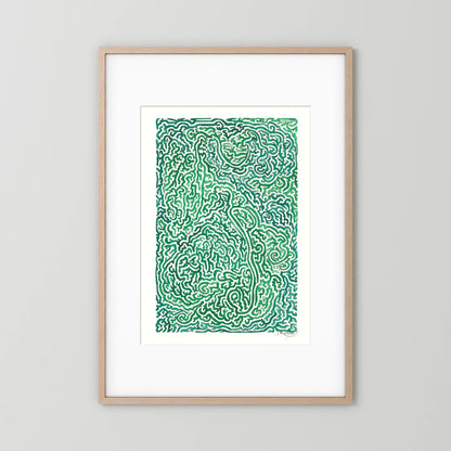 Journey of Imperfections - green moss