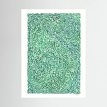 Journey of Imperfections - green moss