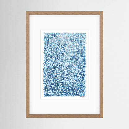 Journey of Imperfections, blue lichen - no. 920