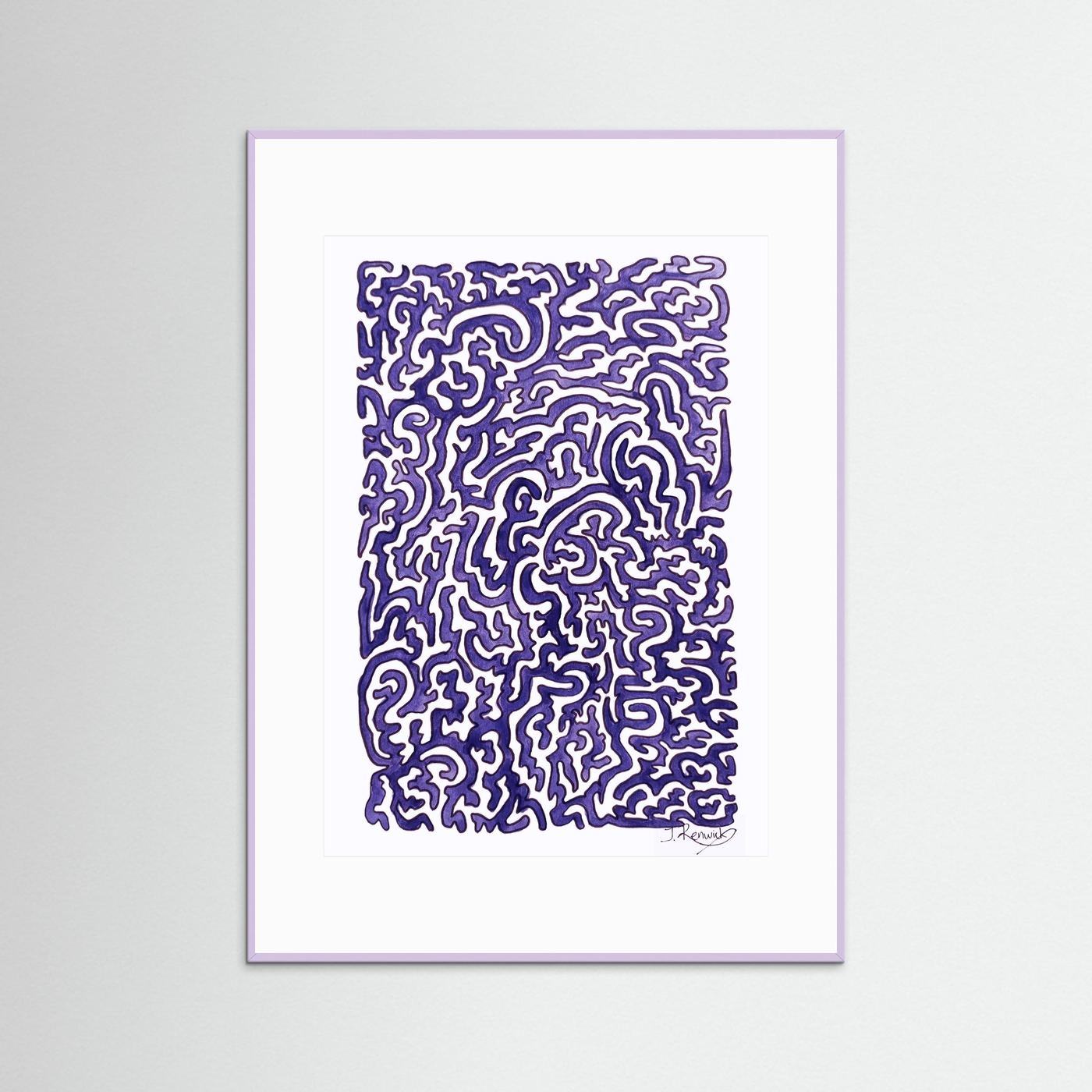 Journey of Imperfections, violet - no. 933 