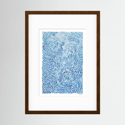 Journey of Imperfections, blue lichen - no. 920