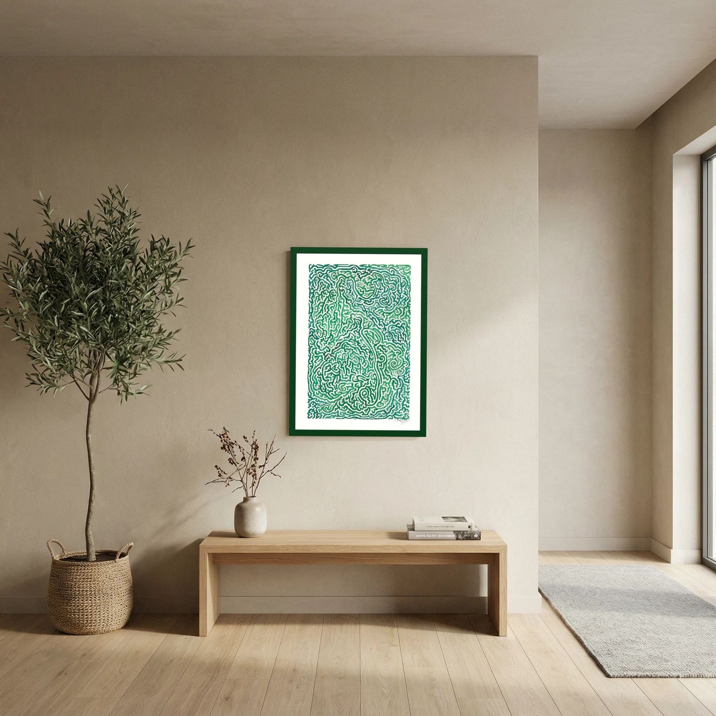 Journey of Imperfections - green moss