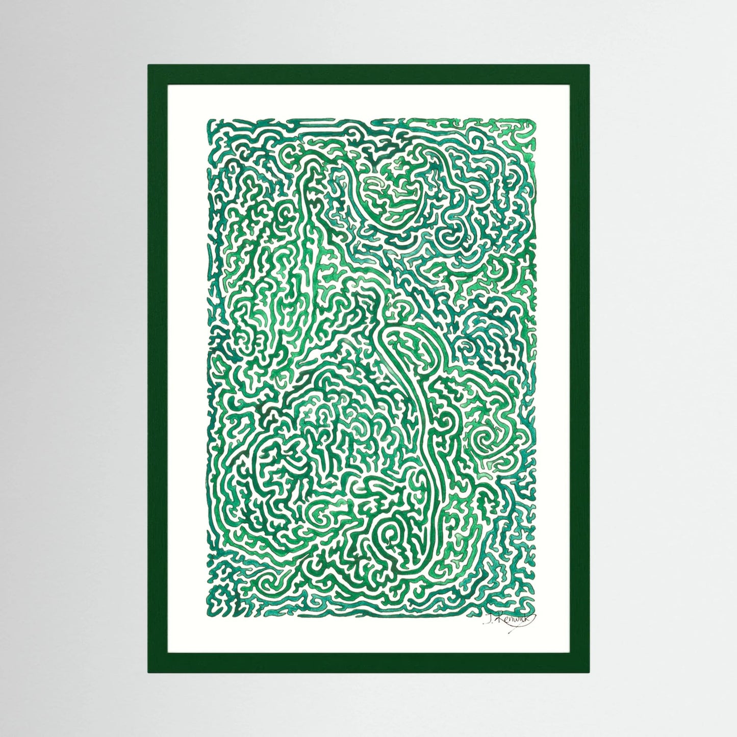 Journey of Imperfections - green moss