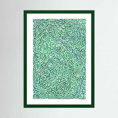 Journey of Imperfections - green moss