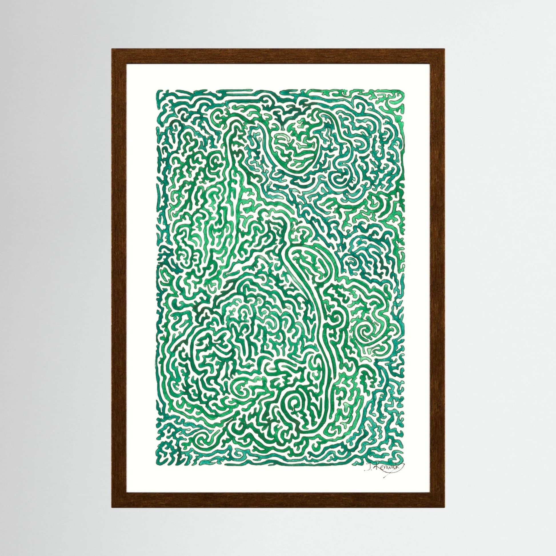 Journey of Imperfections - green moss