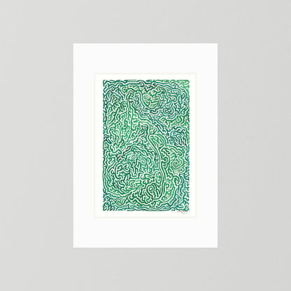 Journey of Imperfections - green moss