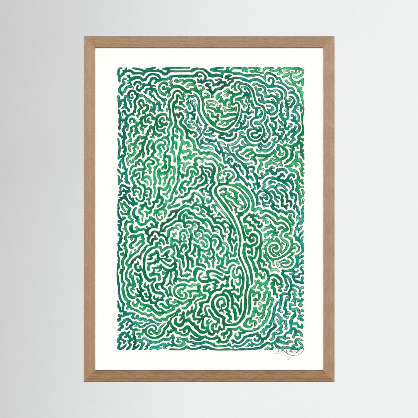 Journey of Imperfections - green moss