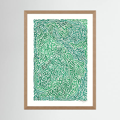 Journey of Imperfections - green moss