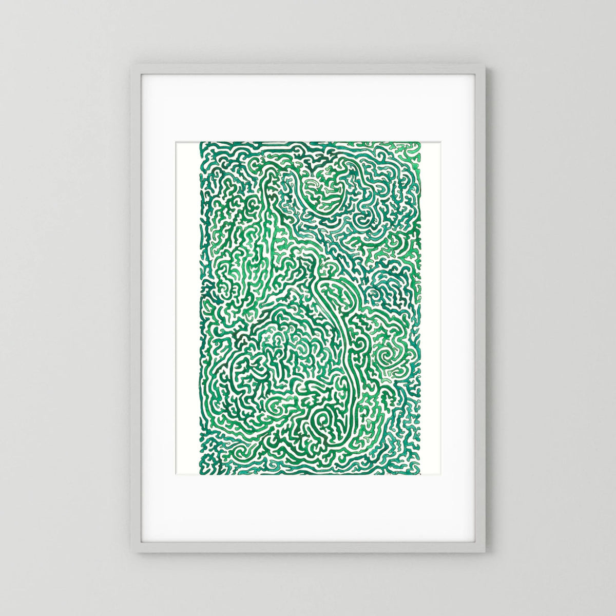 Journey of Imperfections, green moss - no. 948