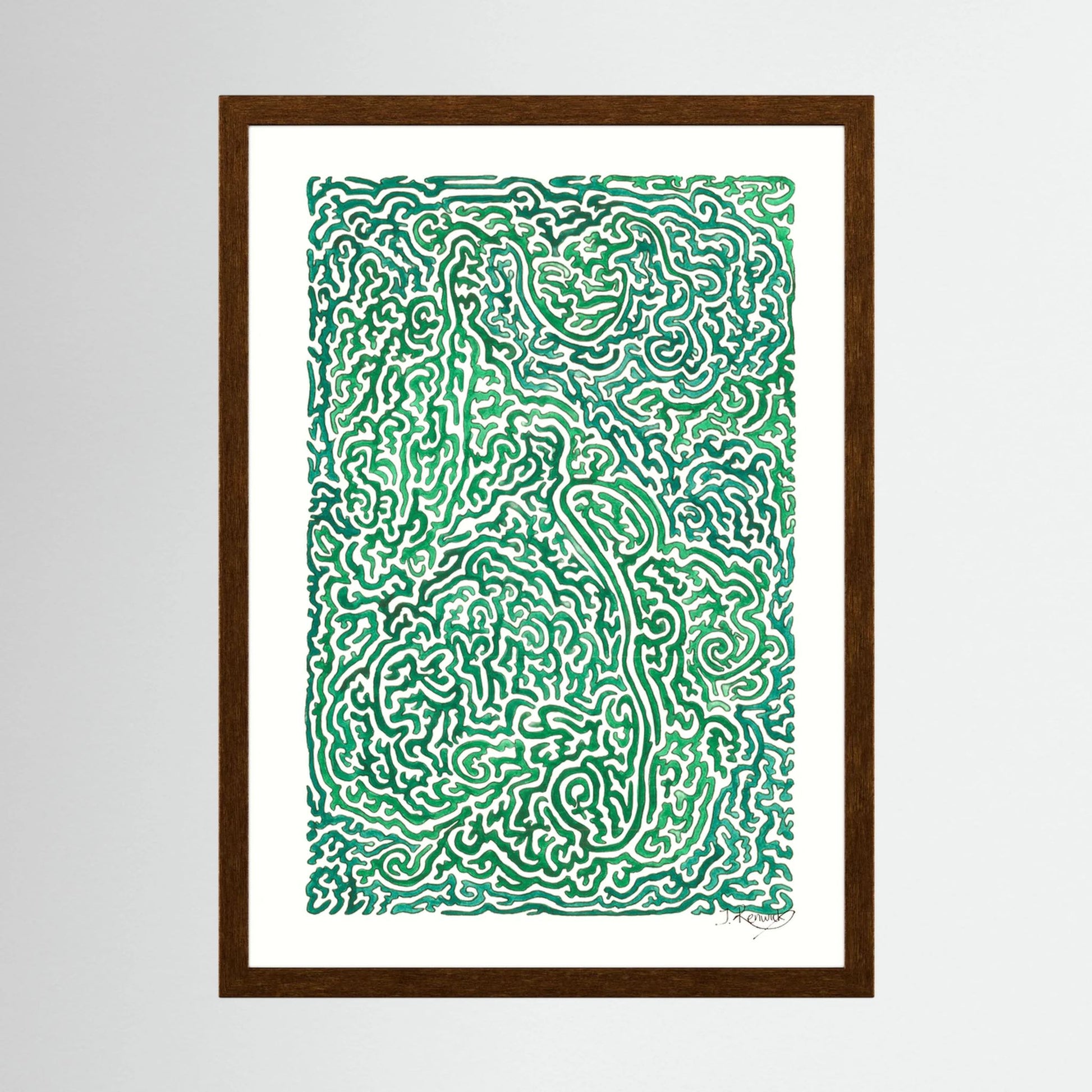 Journey of Imperfections - green moss