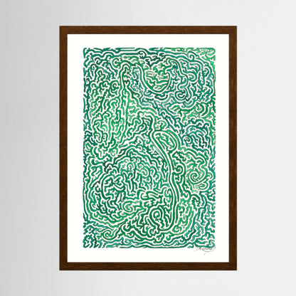 Journey of Imperfections - green moss