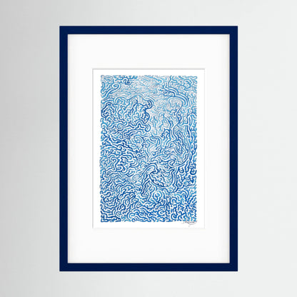 Journey of Imperfections, blue lichen - no. 920