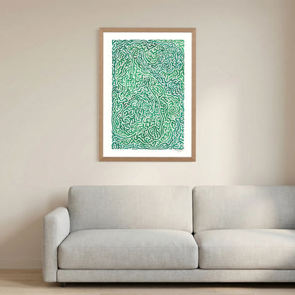 Journey of Imperfections - green moss